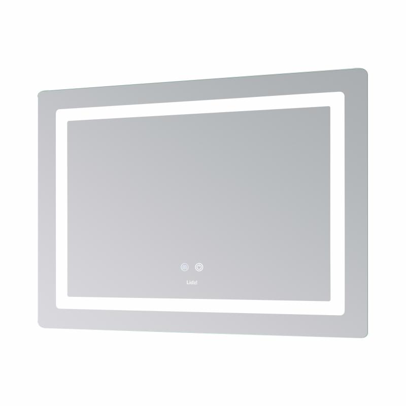 Дзеркало Lidz Kubis (KU2) 1200х800 з LED-підсвічуванням Touch, з антизапотіванням, з димером, рег. яскравості LDKUB120080049007 — фото 5