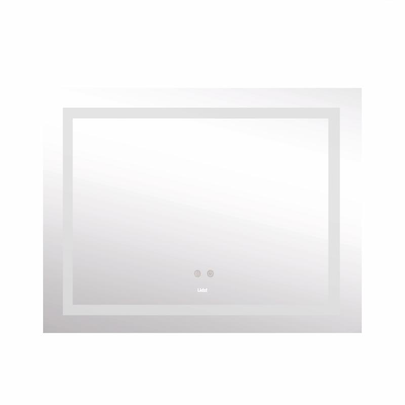 Дзеркало Lidz Kubis (KU1) 1200х800 з LED-підсвічуванням Touch, з антизапотіванням, з димером, рег. яскравості LDKUB120080049008 — фото 3