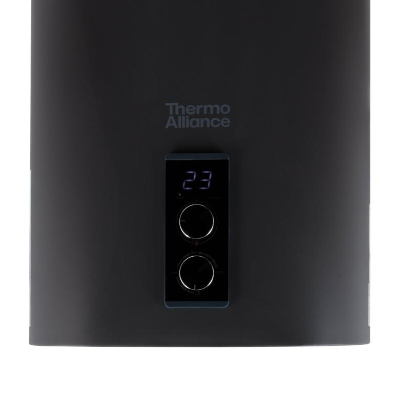 Водонагрівач електричний Thermo Alliance 50 л Grey, плоский вертикальний, мокрий ТЕН 2 кВт (0,8+1,2) DT50V20G(PD)/2G — фото 5