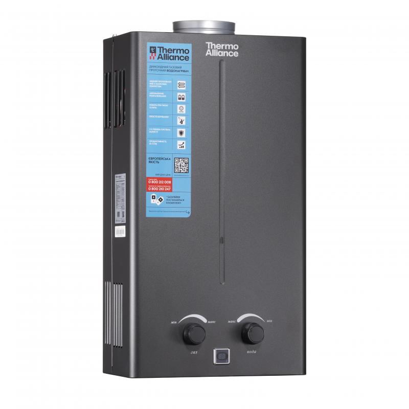 Колонка газовая дымоходная Thermo Alliance JSD20-10CR BLACK 10 л — фото 3