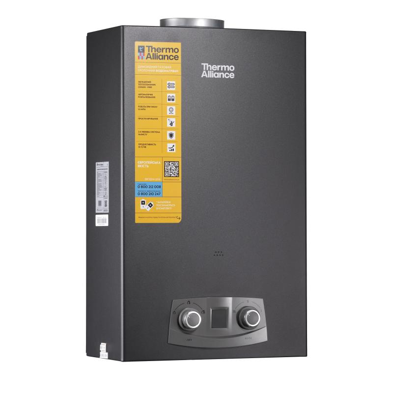 Колонка газова димохідна Thermo Alliance  JSD20-10NQB BLACK 10 л EURO+ — фото 3