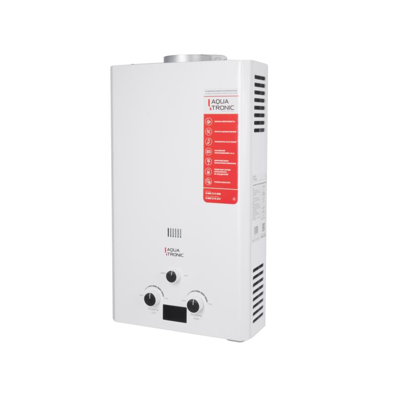 Колонка газова димохідна  Aquatronic A21  White 10 л — фото 4