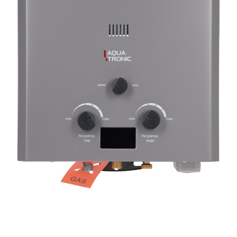 Колонка газова димохідна  Aquatronic A21 Grey10 л — фото 7