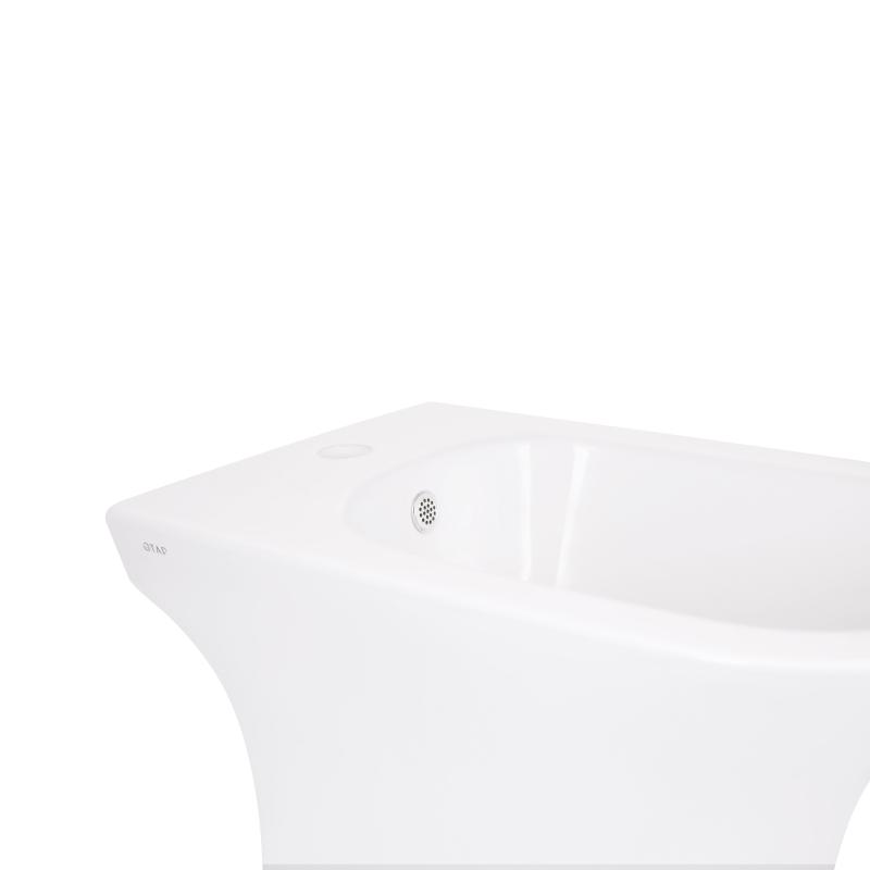 Біде підлогове Qtap Presto Quadro 540×340×400 мм, White QTPRE29W49124 — фото 5