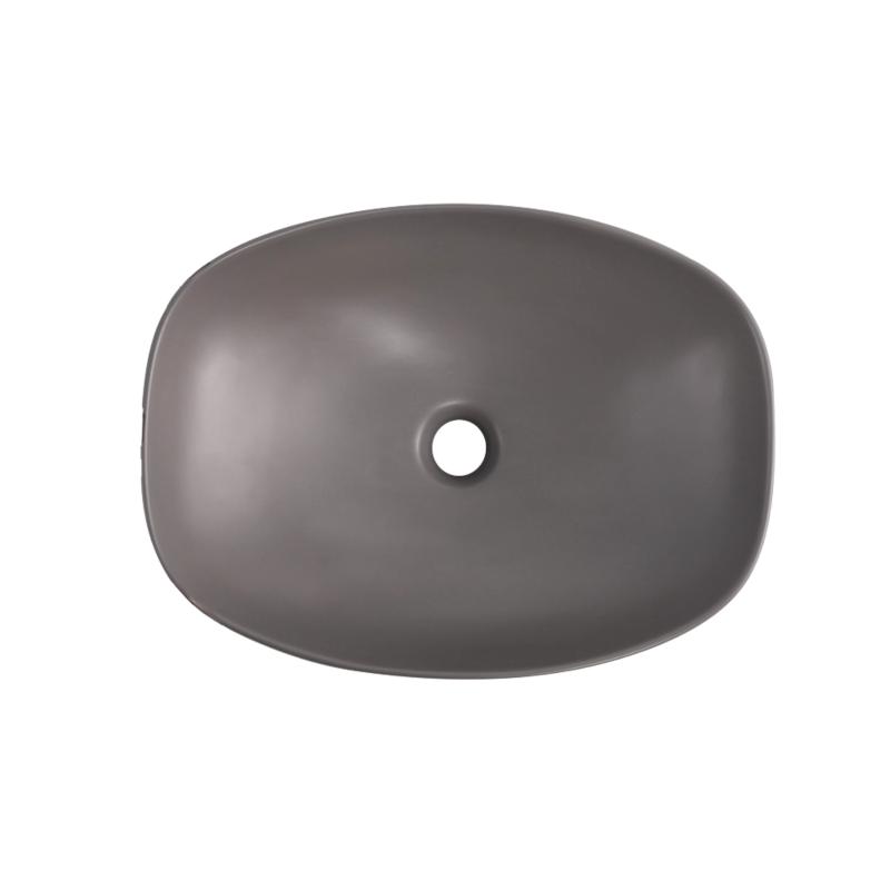 Комплект Qtap Robin Stone grey 3 в 1: підвісний унітаз Ultra Quiet + біде підвісне + раковина накладна QTROBSG49158 — фото 11