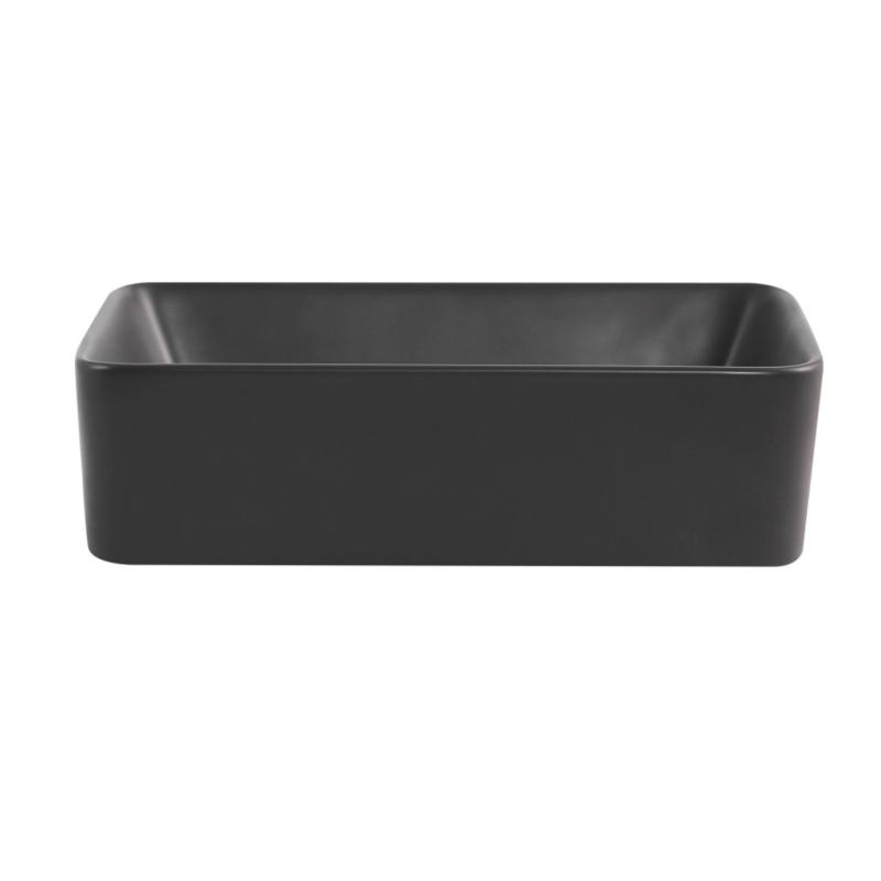 Комплект Qtap Tern Anthracite 3 в 1: підвісний унітаз Ultra Quiet + біде підвісне + раковина накладна QTROBAN49157 — фото 10