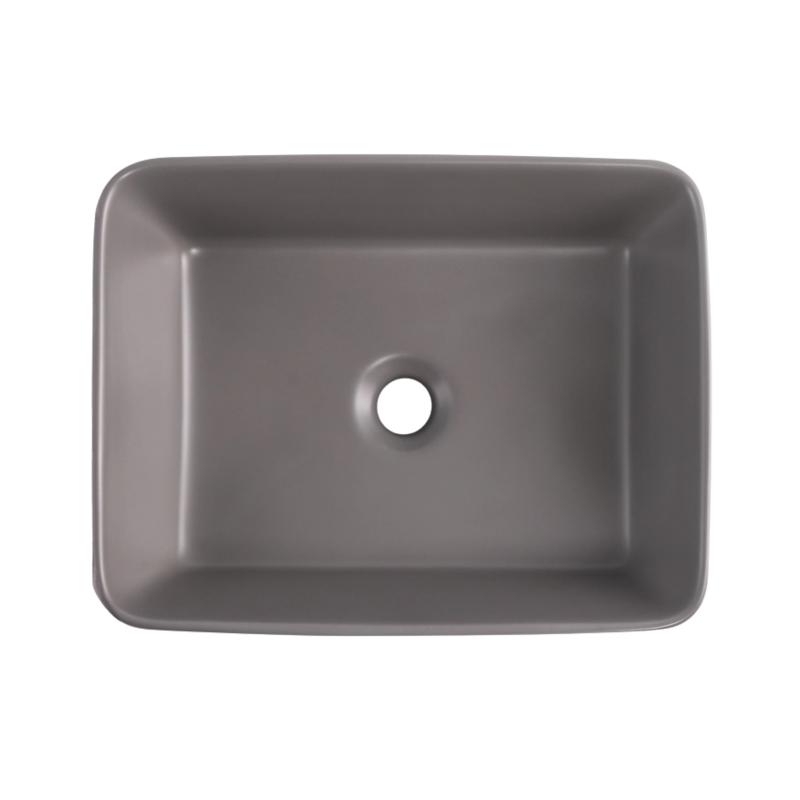 Комплект Qtap Tern Stone grey 3 в 1: підвісний унітаз Ultra Quiet + біде підвісне + раковина накладна QTTERSG49162 — фото 11