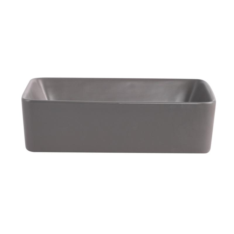 Комплект Qtap Tern Stone grey 3 в 1: підвісний унітаз Ultra Quiet + біде підвісне + раковина накладна QTTERSG49162 — фото 10