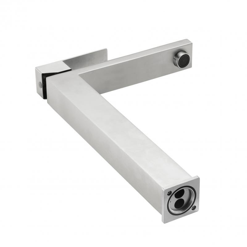 Змішувач для раковини високий Lidz Helix 001FH (k35)  LDHEL001FHNKS49179 Nickel — фото 4
