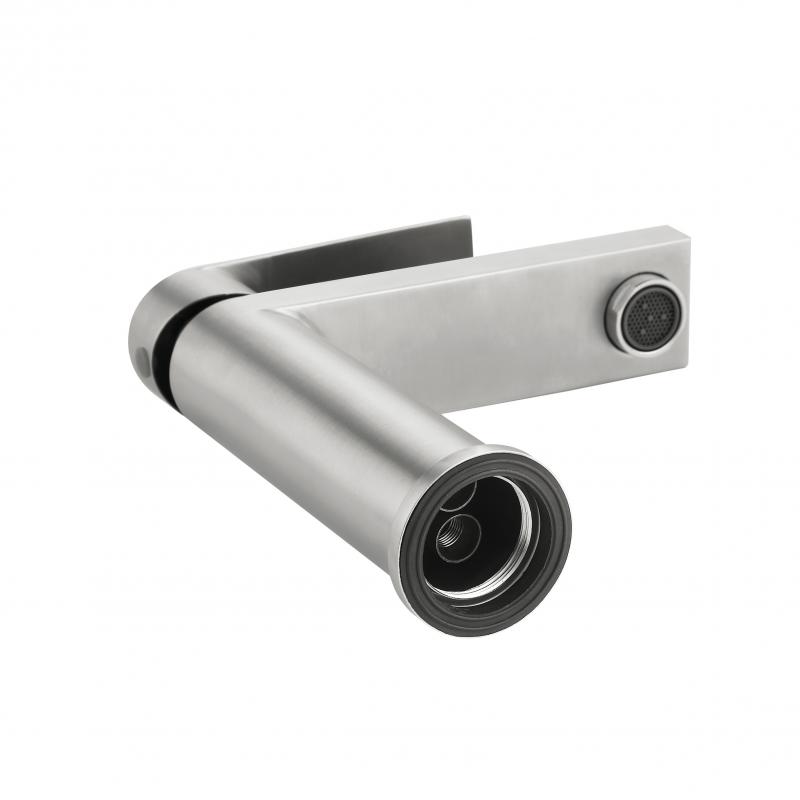 Змішувач для раковини низький Lidz Nexus 001F (k35)  LDNEX001FNKS49184 Nickel — фото 5