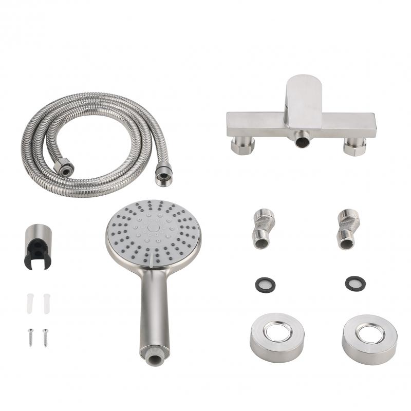 Змішувач для душу Lidz Nexus 010 (k35)  LDNEX010NKS49188 Nickel — фото 7