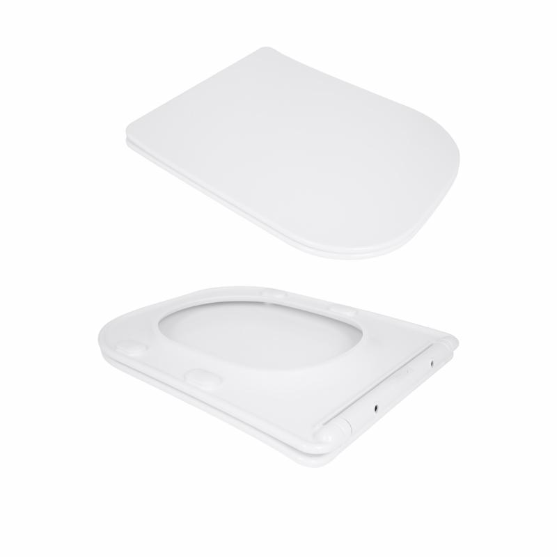 Унітаз підлоговий Qtap Stork Ultra Quiet 630×350×805 мм із сидінням Soft-close, White QTSTO27W49260 — фото 8
