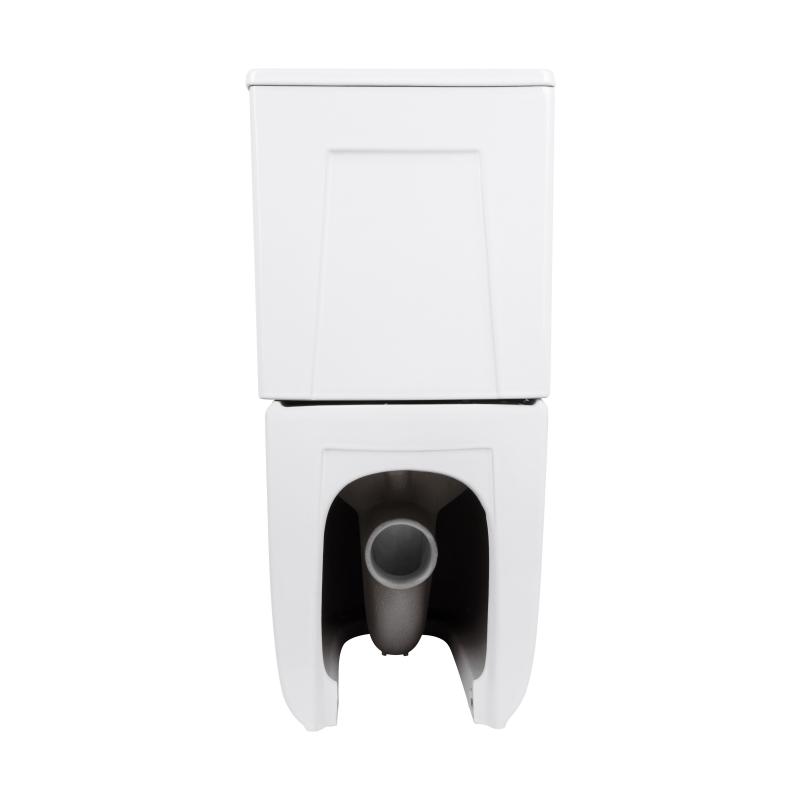 Унітаз підлоговий Qtap Leo Ultra Quiet 620×355×790 мм з сидінням Soft-close, White QTLEO27W49261 — фото 7