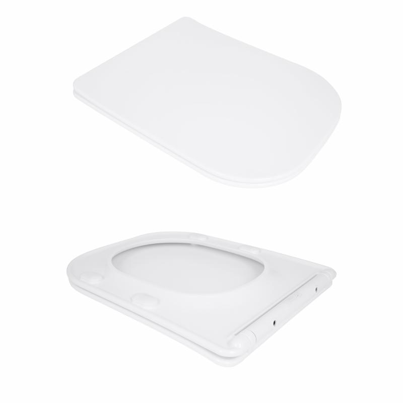 Унітаз підлоговий Qtap Aquarius Ultra Quiet 620×355×790 мм з сидінням Soft-close, White QTAQAW27W49262 — фото 8