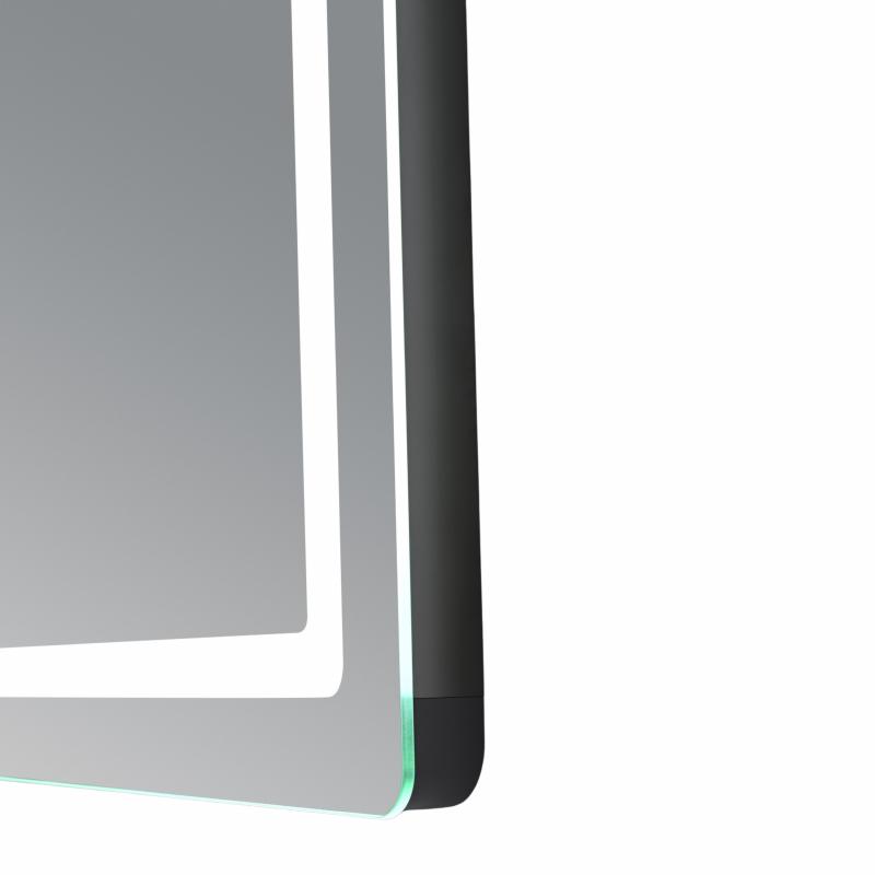 Дзеркало Qtap Mideya (MI2) 600х800 з годинником, з LED-підсвічуванням Touch, з антизапотіванням, димером, рег. яскравості QTMID100080049267 — фото 5