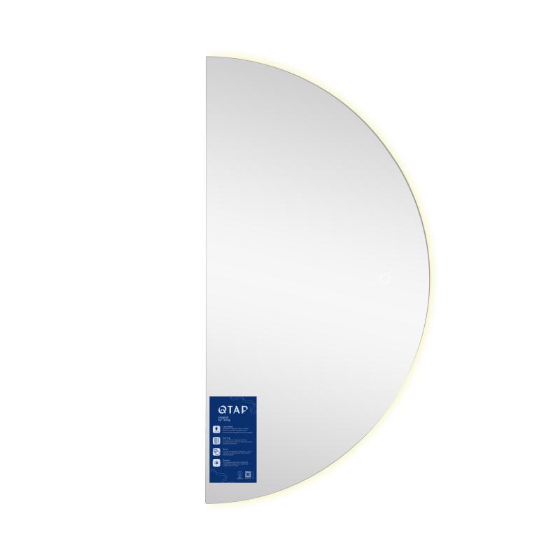 Дзеркало Qtap Taurus HR1200 з LED-підсвічуванням Touch, з антизапотіванням, з димером, рег. темп. кольору (3000-6500K) QTTAUHR1200 — фото 5