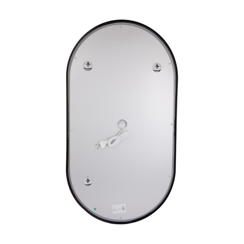 Дзеркало Qtap Scorpio (SC1) з LED-підсвічуванням Touch, з антизапотіванням, з димером, рег. темп. кольору (3000-6500K) Black QTSC500900 — фото 8