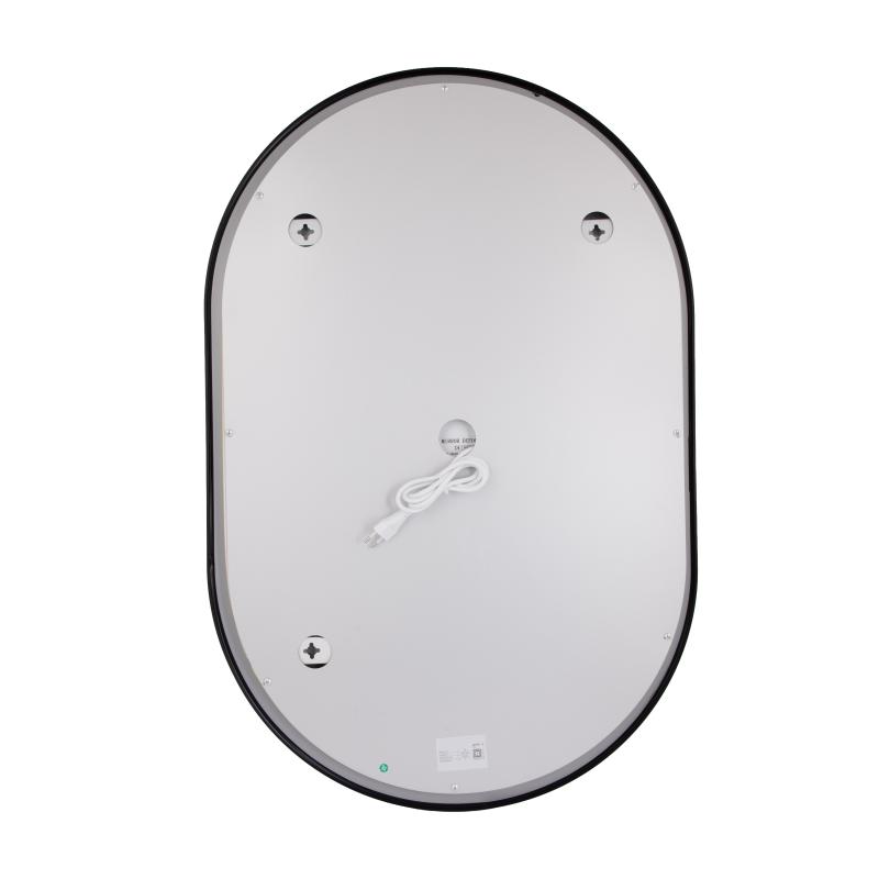Дзеркало Qtap Scorpio (SC1) з LED-підсвічуванням Touch, з антизапотіванням, з димером, рег. темп. кольору (3000-6500K) Black QTSC600900 — фото 7