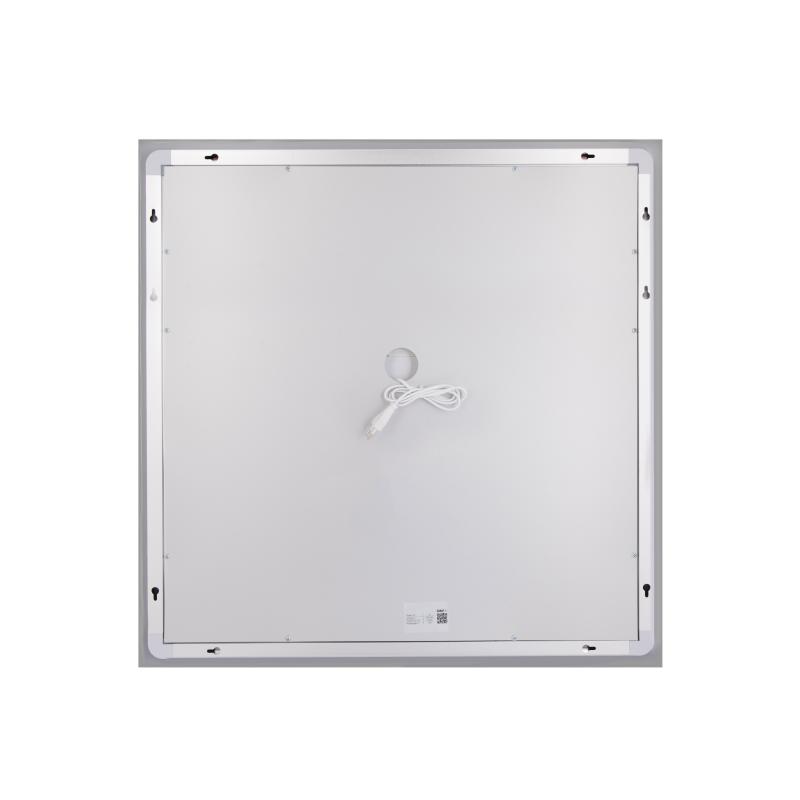 Дзеркало Lidz Kubis (KU1) 700х700 з LED-підсвічуванням Touch, з антизапотіванням, з димером, рег. яскравості LDKU70070049287 — фото 6