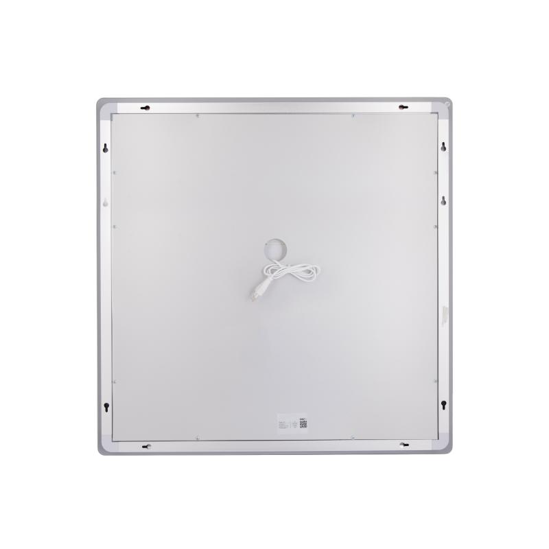 Дзеркало Lidz Kubis (KU2) 700х700 з LED-підсвічуванням Touch, з антизапотіванням, з димером, рег. яскравості LDKU70070049288 — фото 6