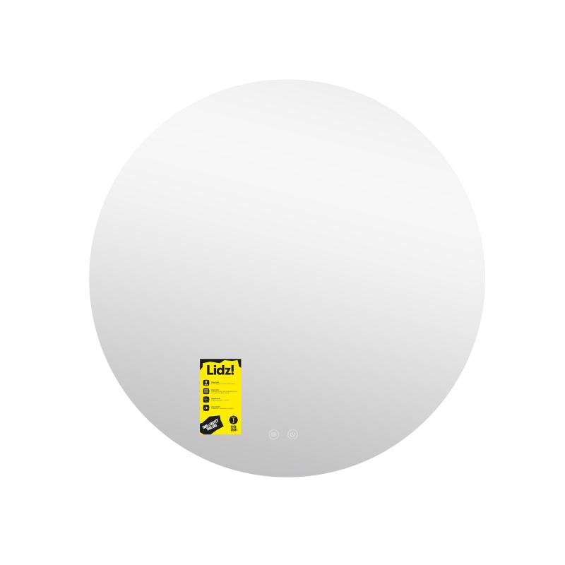 Дзеркало Lidz Astra R800 з LED-підсвічуванням Touch, з антизапотіванням, з димером, рег. яскравості LDASR80049290 — фото 3
