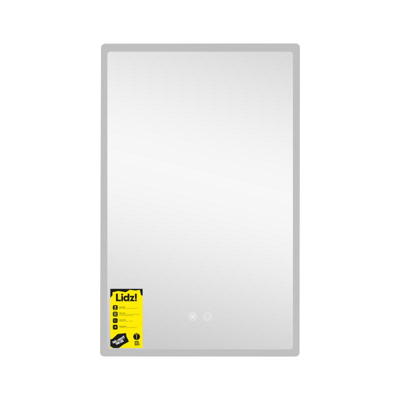 Дзеркало Lidz Orion (OR2) 500х800 з LED-підсвічуванням Touch, з антизапотіванням, з димером, рег. яскравості LDOR50080049291 — фото 3