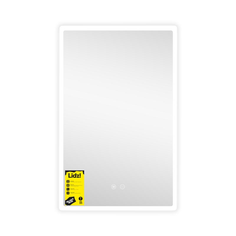 Дзеркало Lidz Orion (OR2) 500х800 з LED-підсвічуванням Touch, з антизапотіванням, з димером, рег. яскравості LDOR50080049291 — фото 4