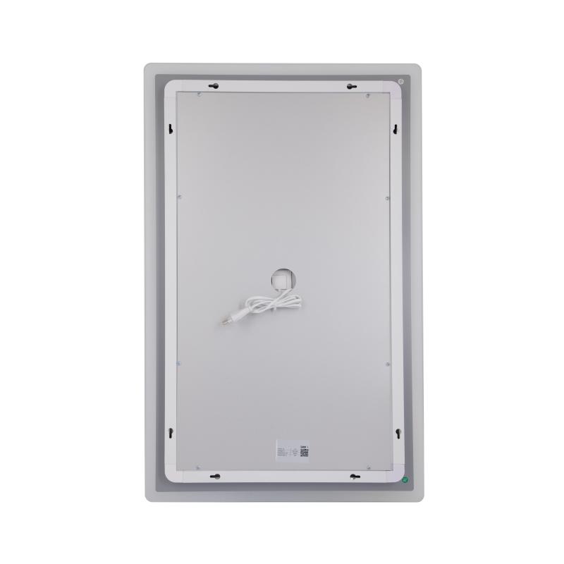 Дзеркало Lidz Orion (OR2) 500х800 з LED-підсвічуванням Touch, з антизапотіванням, з димером, рег. яскравості LDOR50080049291 — фото 6