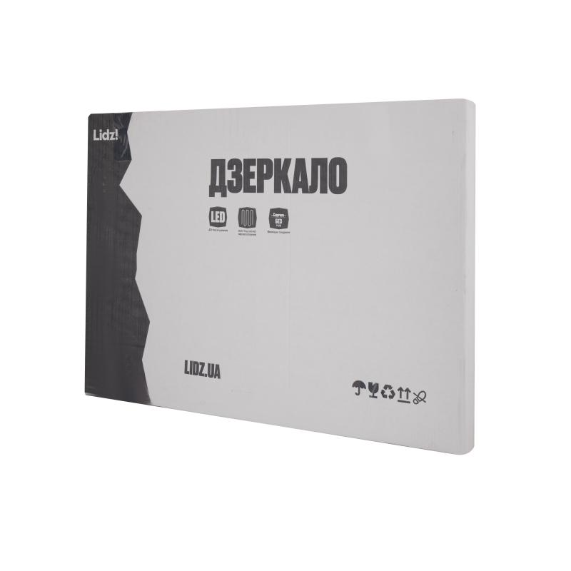 Дзеркало Lidz Orion (OR2) 500х800 з LED-підсвічуванням Touch, з антизапотіванням, з димером, рег. яскравості LDOR50080049291 — фото 8