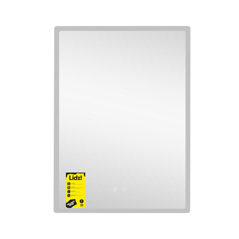 Дзеркало Lidz Orion (OR2) 600х800 з LED-підсвічуванням Touch, з антизапотіванням, з димером, рег. яскравості LDOR60080049292 — фото 3