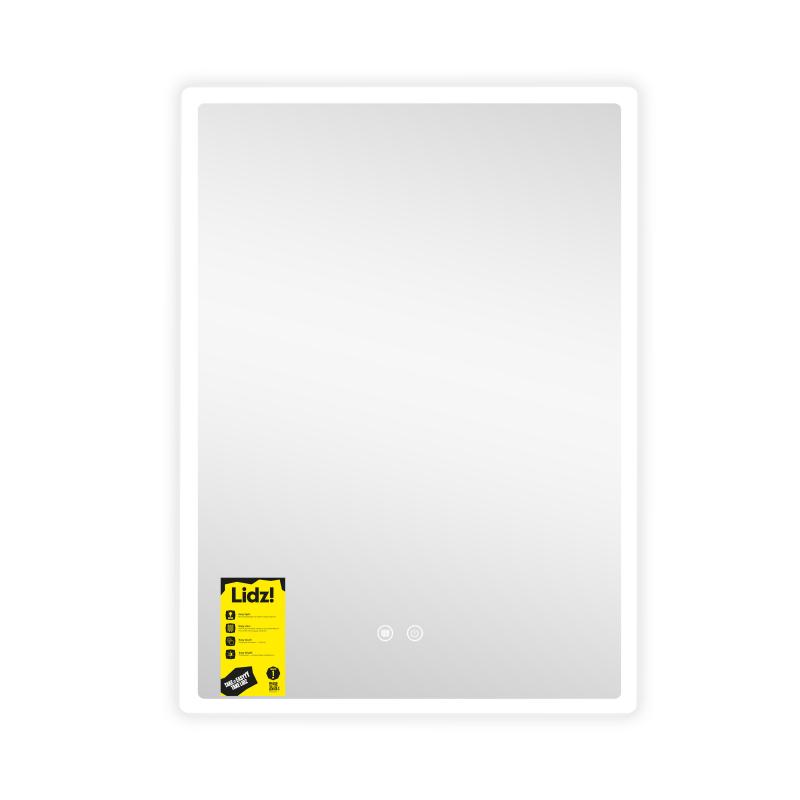 Дзеркало Lidz Orion (OR2) 600х800 з LED-підсвічуванням Touch, з антизапотіванням, з димером, рег. яскравості LDOR60080049292 — фото 4