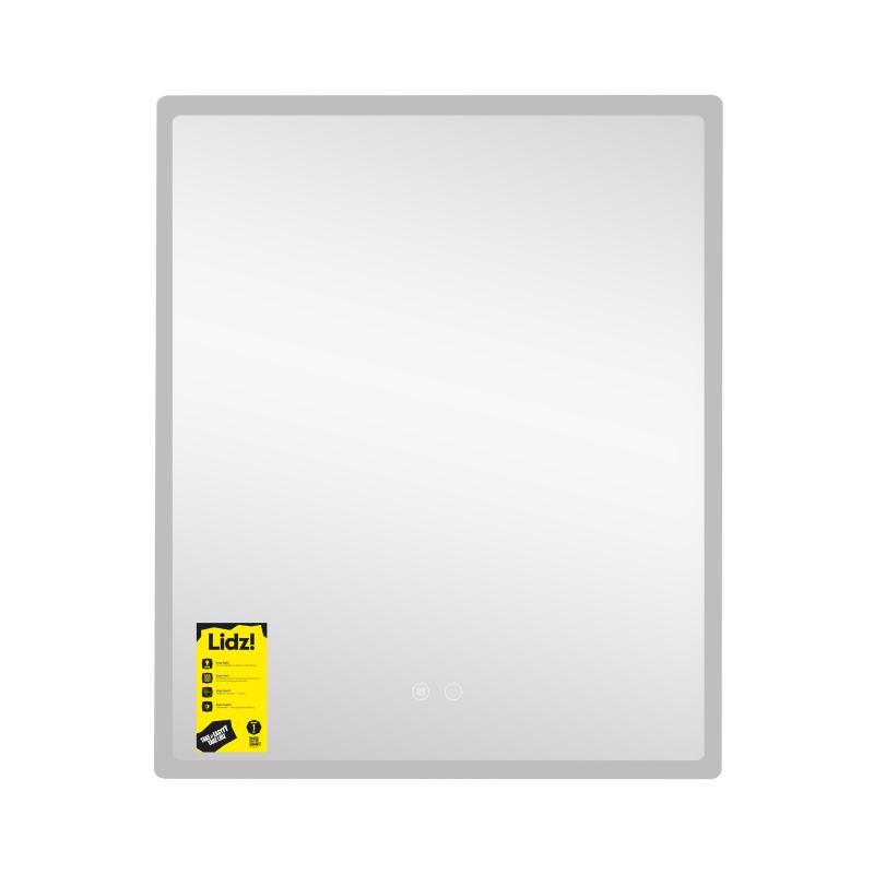 Дзеркало Lidz Orion (OR2) 700х800 з LED-підсвічуванням Touch, з антизапотіванням, з димером, рег. яскравості LDOR70080049293 — фото 3
