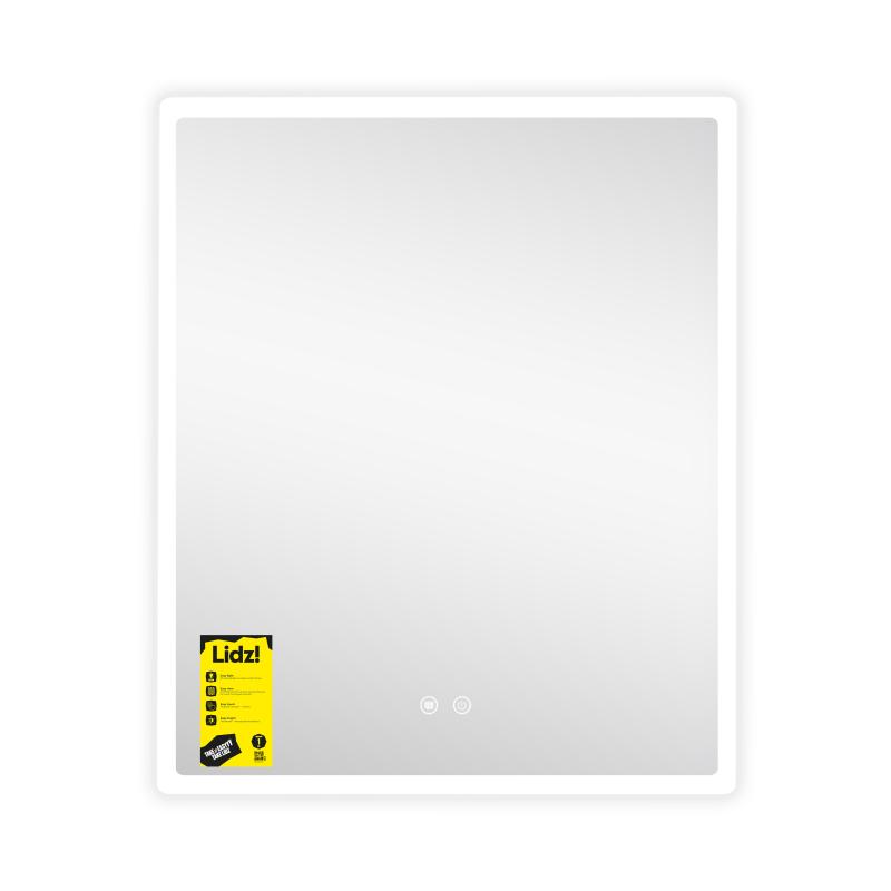 Дзеркало Lidz Orion (OR2) 700х800 з LED-підсвічуванням Touch, з антизапотіванням, з димером, рег. яскравості LDOR70080049293 — фото 4
