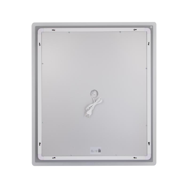 Дзеркало Lidz Orion (OR2) 700х800 з LED-підсвічуванням Touch, з антизапотіванням, з димером, рег. яскравості LDOR70080049293 — фото 6