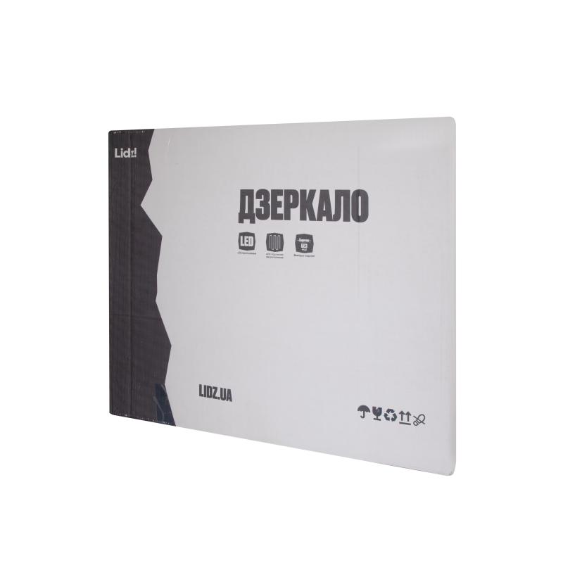 Дзеркало Lidz Orion (OR2) 700х800 з LED-підсвічуванням Touch, з антизапотіванням, з димером, рег. яскравості LDOR70080049293 — фото 8
