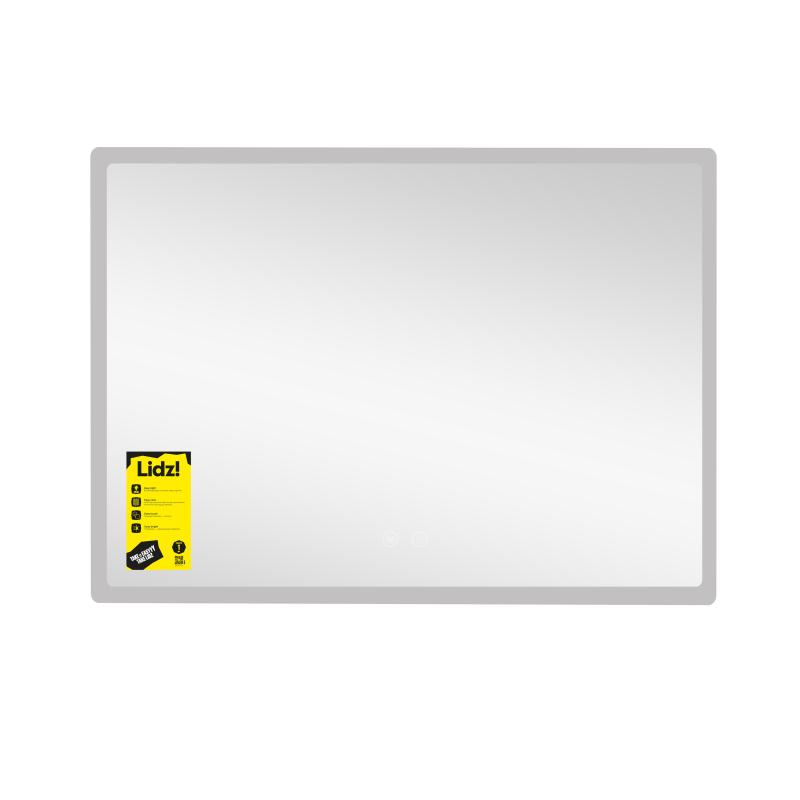 Дзеркало Lidz Orion (OR2) 800х600 з LED-підсвічуванням Touch, з антизапотіванням, з димером, рег. яскравості LDOR80060049294 — фото 3
