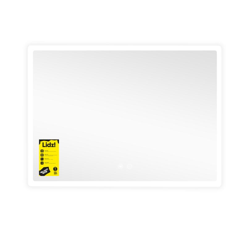 Дзеркало Lidz Orion (OR2) 800х600 з LED-підсвічуванням Touch, з антизапотіванням, з димером, рег. яскравості LDOR80060049294 — фото 4