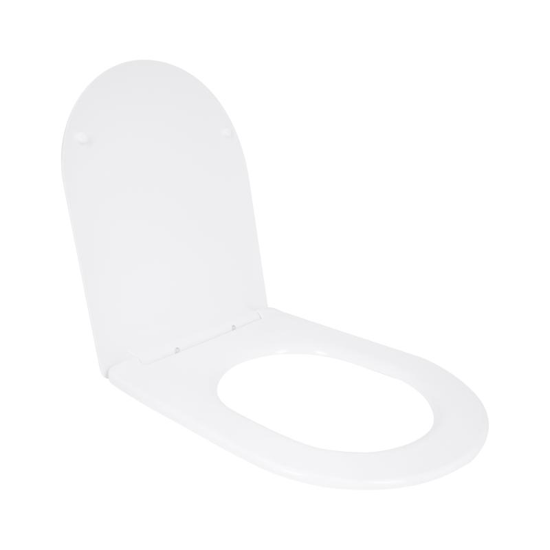 Сидіння для унітазу Qtap (Taurus 520) 455x365x38 мм, White, з мікроліфтом, Slim Duroplast, Quick Release QTSC179W49384 — фото 3