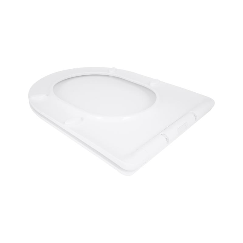 Сидіння для унітазу Qtap (Taurus 520) 455x365x38 мм, White, з мікроліфтом, Slim Duroplast, Quick Release QTSC179W49384 — фото 4
