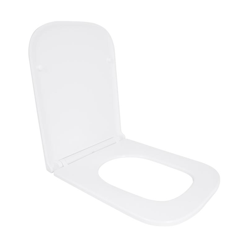 Сидіння для унітазу Qtap (Gemini 490) 428x344x37,5 мм, White, з мікроліфтом, Slim Duroplast, Quick Release QTSC179W49385 — фото 3