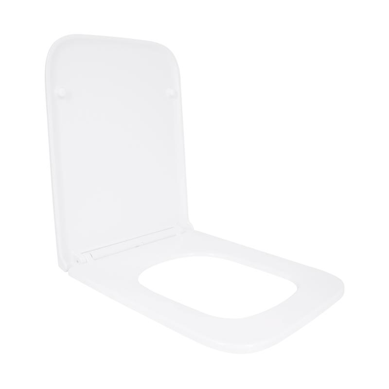 Сидіння для унітазу Qtap (Gemini 520) 448x357x38,5 мм, White, з мікроліфтом, Slim Duroplast, Quick Release QTSC179W49386 — фото 3