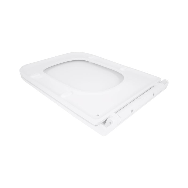 Сидіння для унітазу Qtap (Gemini 520) 448x357x38,5 мм, White, з мікроліфтом, Slim Duroplast, Quick Release QTSC179W49386 — фото 4