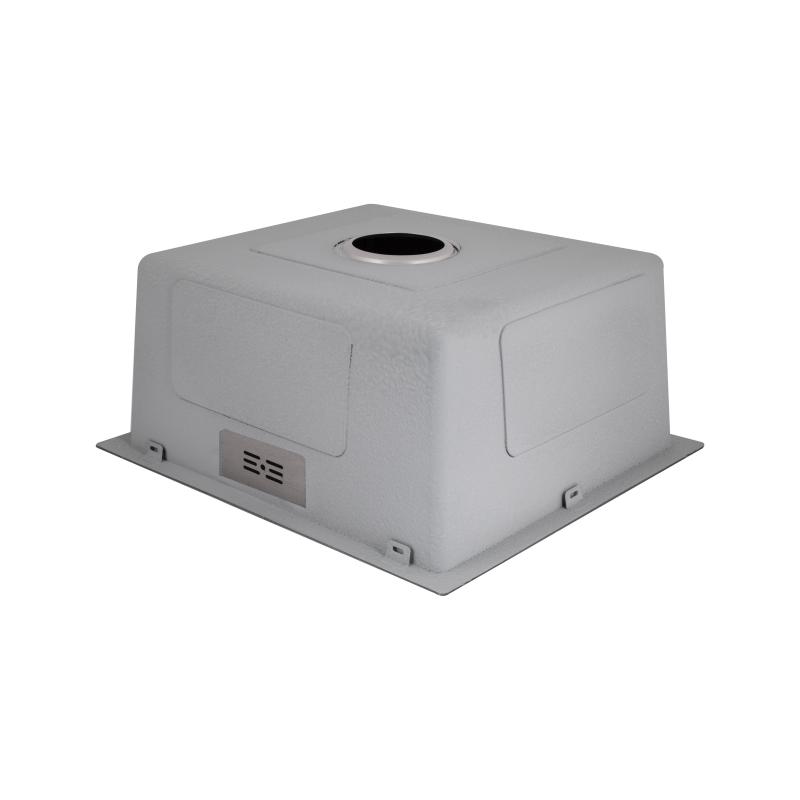 Мийка для кухні інтегрована під стільницю Lidz Handmade H4843 Brushed Steel 3,0/1,0 мм LDH4843BRU49441 — фото 5