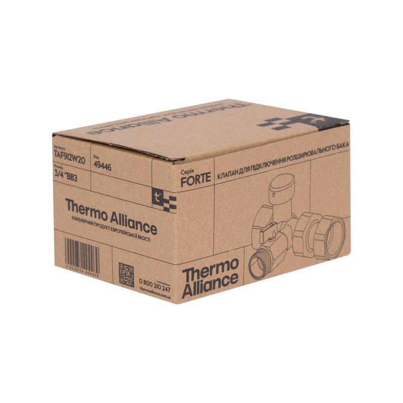 Клапан Forte для підключення розширювального бака 3/4" TAF912W20 Thermo Alliance — фото 9