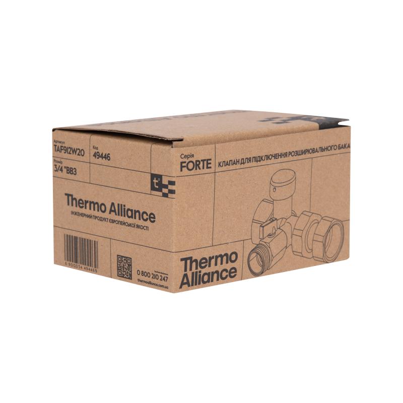 Клапан Forte для підключення розширювального бака 1" TAF912W25 Thermo Alliance — фото 9