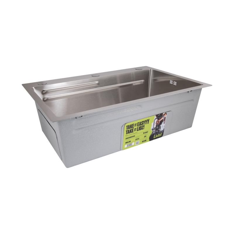 Мийка для кухні інтегрована Lidz Handmade H6845 Brushed Steel 3,0/1,0 мм LDH6845BRU49455 — фото 5