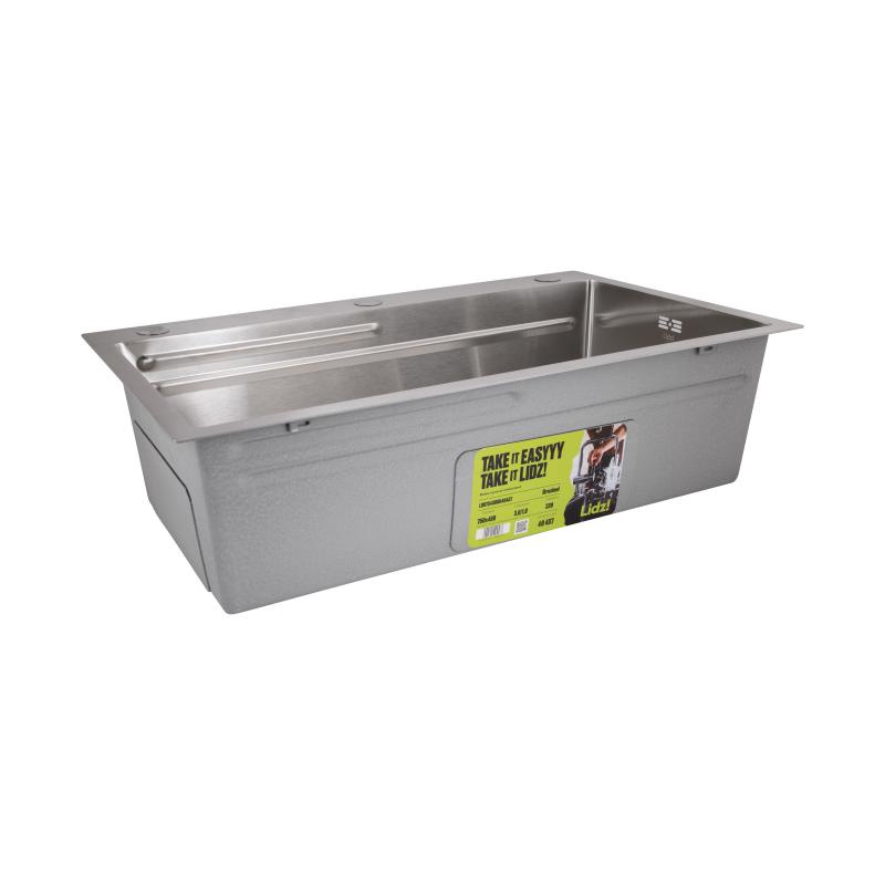Мийка для кухні інтегрована Lidz Handmade H7545 Brushed Steel 3,0/1,0 мм LDH7545BRU49457 — фото 5