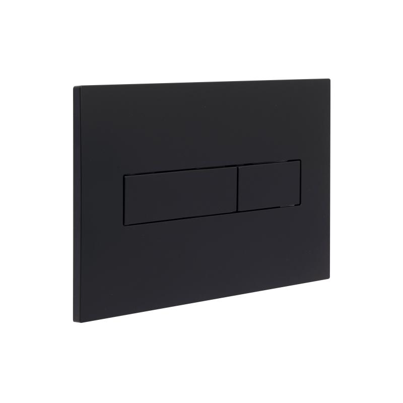 Клавіша змиву Qtap Standard 152x236x28 мм, Matt Black, лінійна QTSTD164BLM49473 — фото 3