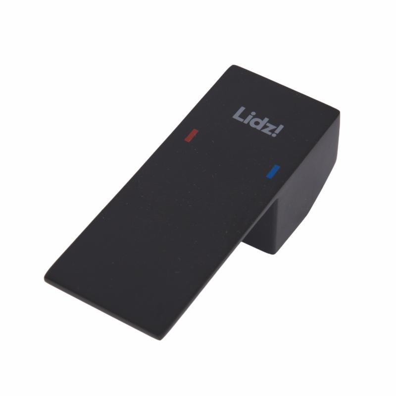 Ручка 25 мм Lidz (90х35х26,4) для змішувачів Kubis Black LDKUB903526449500 — фото 2