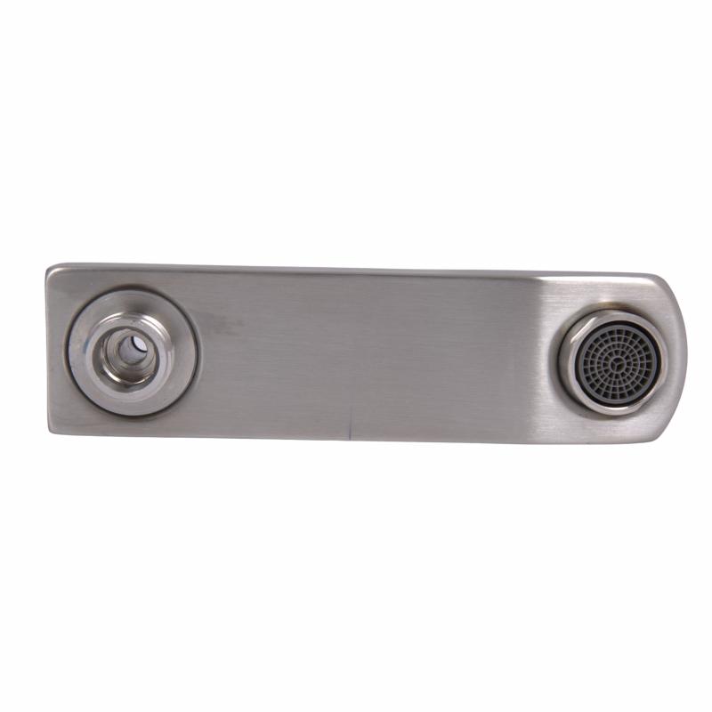 Вилив у зборі Lidz (150х40х36) для змішувачів Kubis 006, 1030 Nickel LDKUB1504036N49507 — фото 2